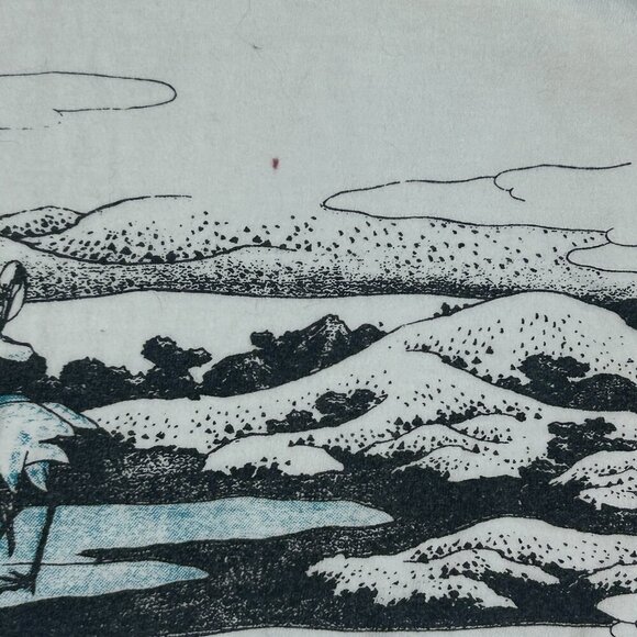 KUME Japan The Hokusai Project Vintage Men’s T Shirt Size Medium - Picture 8 of 11